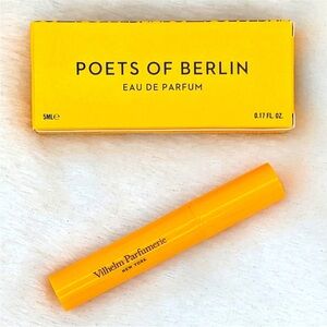 NEW Vilhelm Parfumerie New York Poets of Berlin Perfume 5mL mini size travel NIB